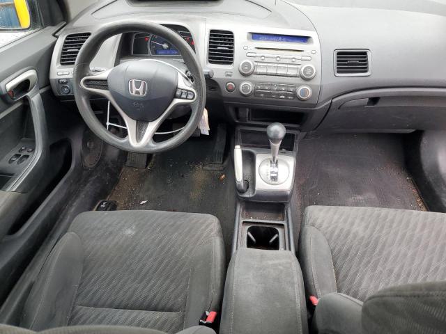 2HGFG12649H008383 - 2009 HONDA CIVIC LX GRAY photo 8