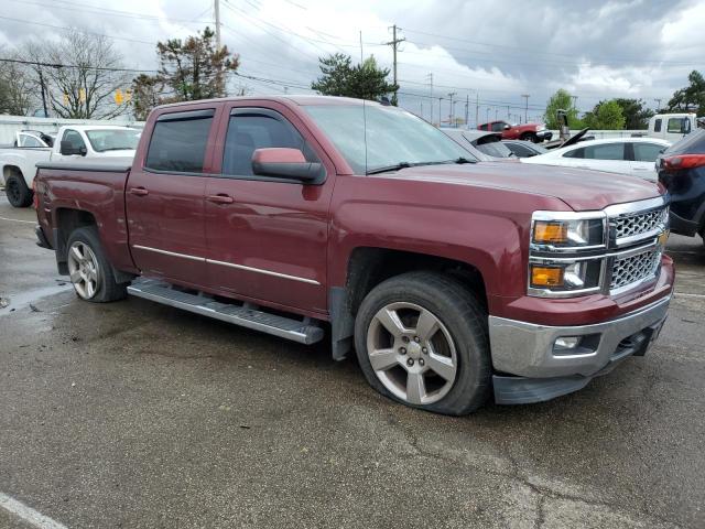 3GCUKREC5EG568279 - 2014 CHEVROLET SILVERADO K1500 LT MAROON photo 4