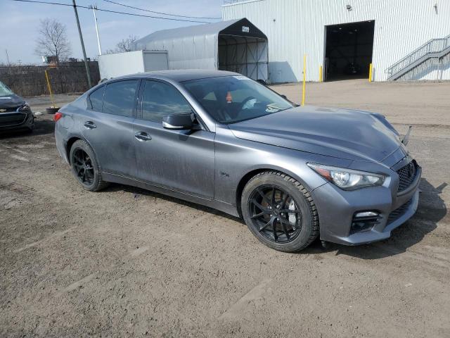 JN1EV7AR9HM838371 - 2017 INFINITI Q50 PREMIUM GRAY photo 4