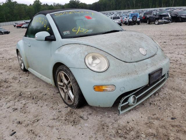 3VWCD31Y14M325327 - 2004 VOLKSWAGEN NEW BEETLE GLS BLUE photo 1