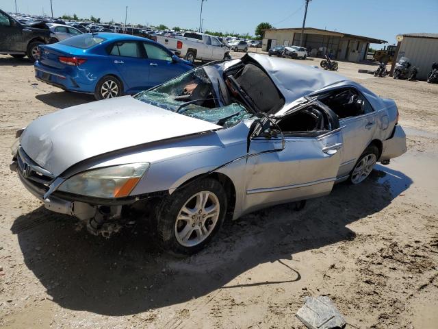 1HGCM56837A153456 - 2007 HONDA ACCORD EX SILVER photo 1