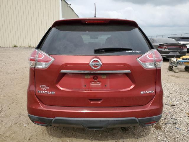 KNMAT2MV2FP518043 - 2015 NISSAN ROGUE S BURGUNDY photo 6