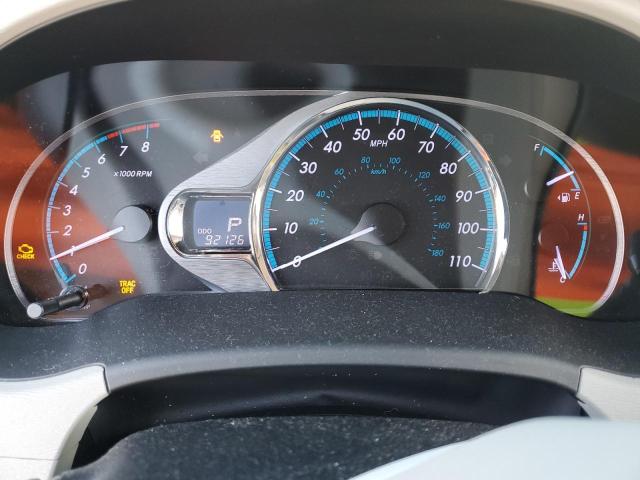 5TDYK3DCXCS278957 - 2012 TOYOTA SIENNA XLE Silber Foto 9