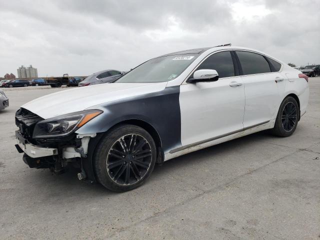 KMHGN4JE0JU239197 - 2018 GENESIS G80 BASE WHITE photo 1