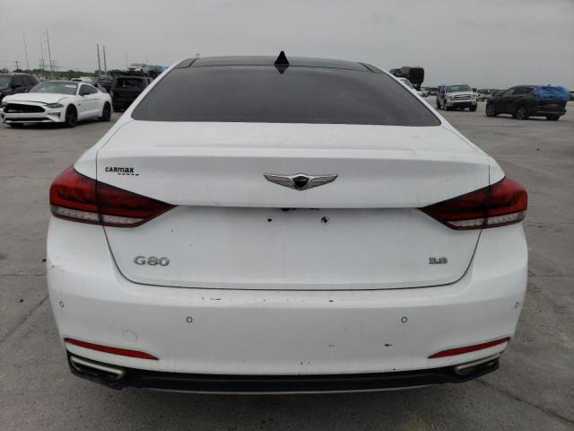 KMHGN4JE0JU239197 - 2018 GENESIS G80 BASE WHITE photo 6