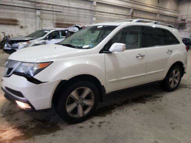 2HNYD2H32CH520499 - 2012 ACURA MDX TECHNOLOGY WHITE photo 1