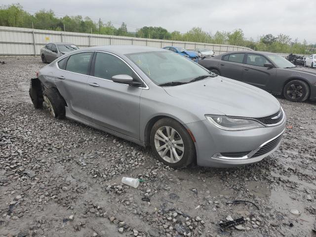 1C3CCCAB5FN601295 - 2015 CHRYSLER 200 LIMITED SILVER photo 4