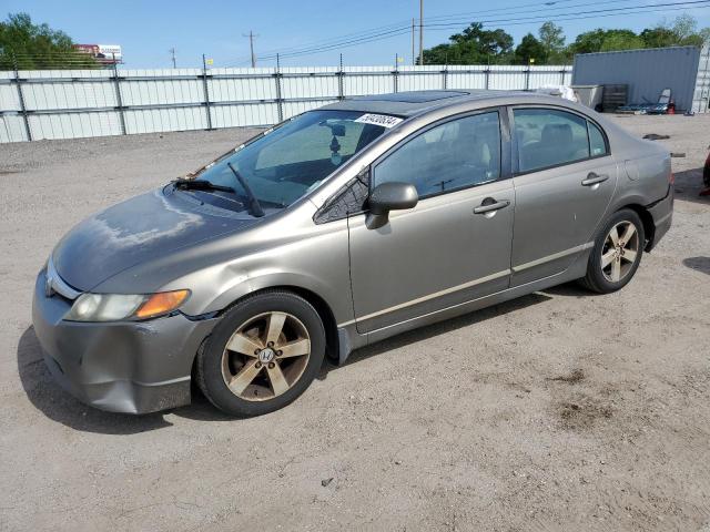 JHMFA16806S001381 - 2006 HONDA CIVIC EX GRAY photo 1