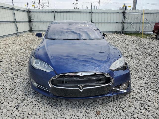 5YJSA1E40GF136468 - 2016 TESLA MODEL S Կապույտ լուսանկար 5