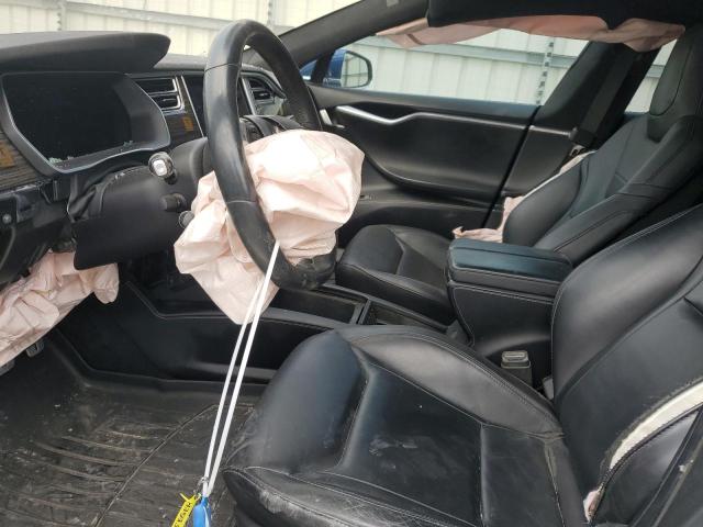 5YJSA1E40GF136468 - 2016 TESLA MODEL S Կապույտ լուսանկար 7