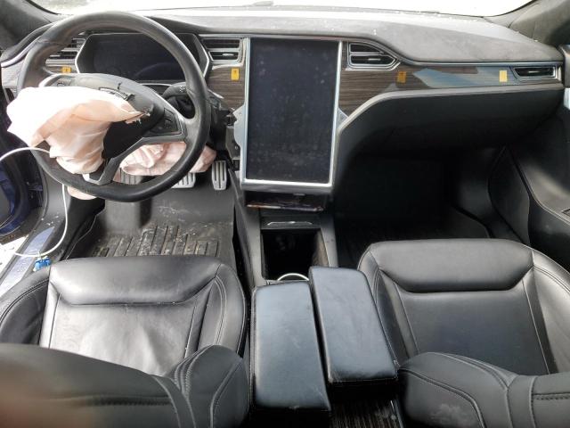 5YJSA1E40GF136468 - 2016 TESLA MODEL S Կապույտ լուսանկար 8
