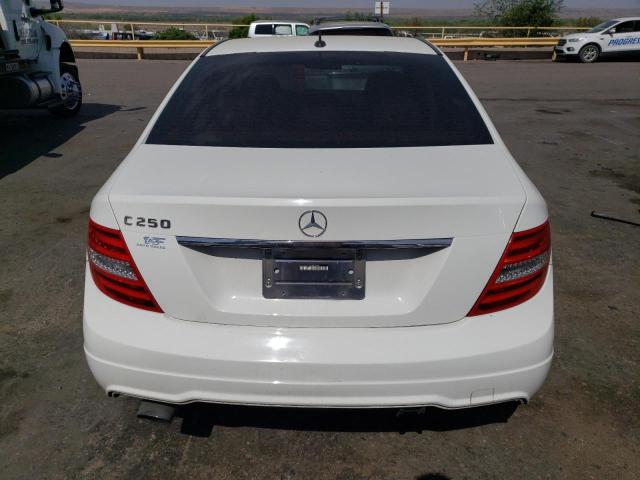 WDDGF4HB6DA828442 - 2013 MERCEDES-BENZ C 250 WHITE photo 6