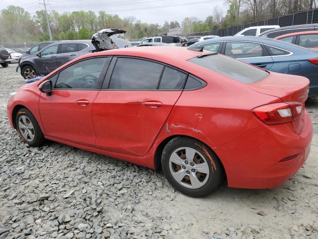 1G1BC5SM6H7161817 - 2017 CHEVROLET CRUZE LS RED photo 2