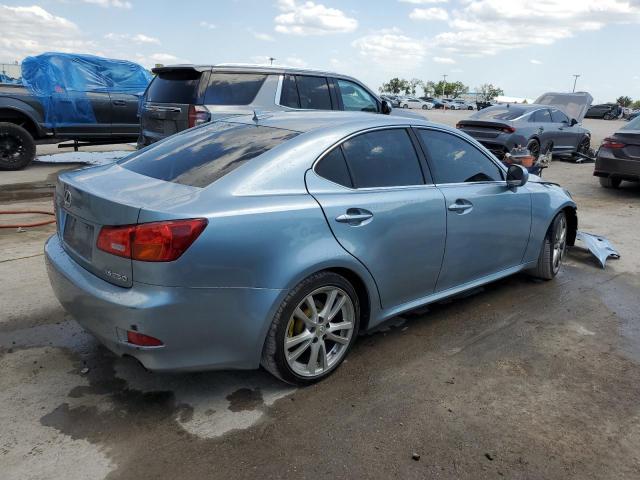 JTHBK262975028026 - 2007 LEXUS IS 250 TURQUOISE photo 3