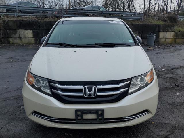 5FNRL5H20EB107334 - 2014 HONDA ODYSSEY LX WHITE photo 5