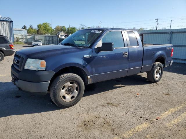 1FTRX14W45NB66832 - 2005 FORD F150 BLUE photo 1