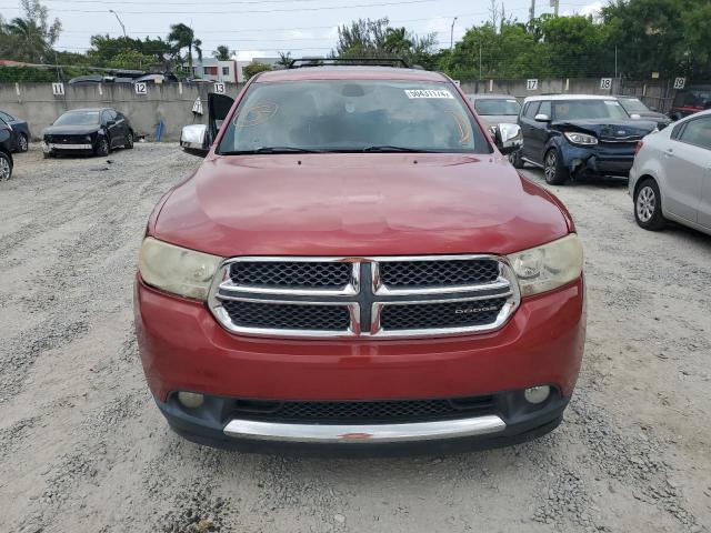 1D4SD4GT3BC663958 - 2011 DODGE DURANGO CREW RED photo 5