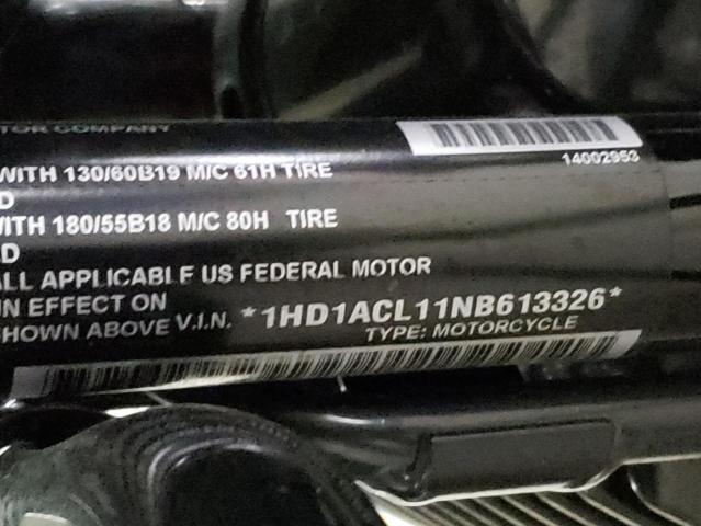 1HD1ACL11NB613326 - 2022 HARLEY-DAVIDSON FLTRXST BLACK photo 10