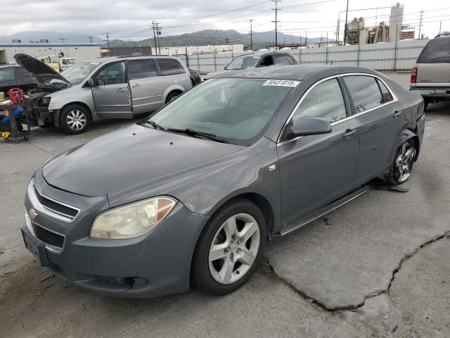 1G1ZH57B684227307 - 2008 CHEVROLET MALIBU 1LT GRAY photo 1