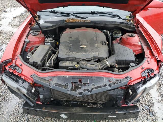 2G1FE1E36C9140464 - 2012 CHEVROLET CAMARO LS RED photo 11