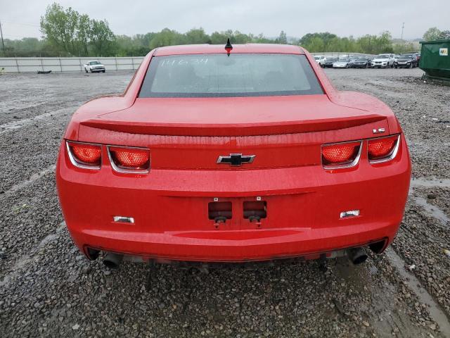 2G1FE1E36C9140464 - 2012 CHEVROLET CAMARO LS RED photo 6