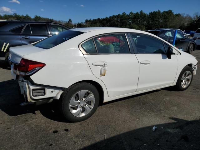 2HGFB2F58DH592107 - 2013 HONDA CIVIC LX WHITE photo 3