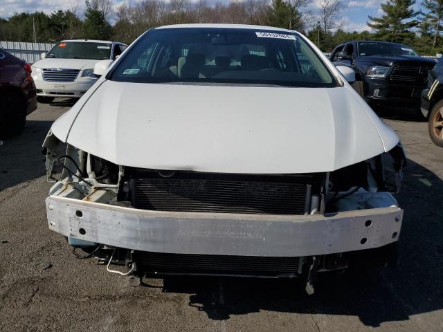 2HGFB2F58DH592107 - 2013 HONDA CIVIC LX WHITE photo 5