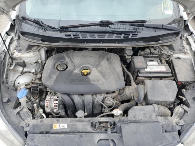 5NPDH4AE0FH645335 - 2015 HYUNDAI ELANTRA SE SILVER photo 11