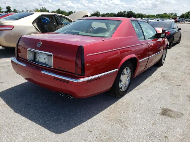 1G6EL12Y31B104187 - 2001 CADILLAC ELDORADO ESC RED photo 4