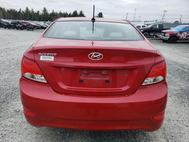 KMHCT4AEXHU304751 - 2017 HYUNDAI ACCENT SE RED photo 6