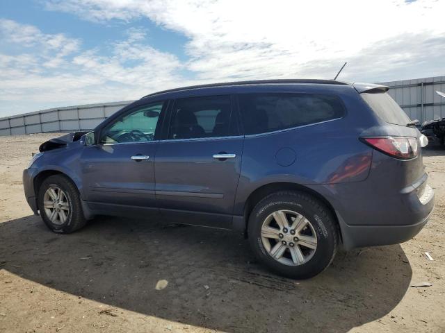 1GNKVJKD7DJ229928 - 2013 CHEVROLET TRAVERSE LT BLUE photo 2