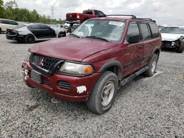 JA4LS31H9YP012819 - 2000 MITSUBISHI MONTERO SPORT LS BURGUNDY photo 1