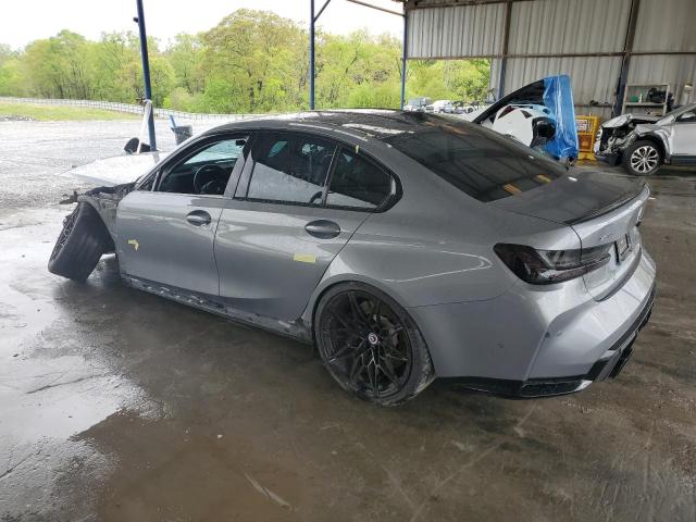 WBS43AY0XPFP19873 - 2023 BMW M3 COMPETITION GRAY photo 2