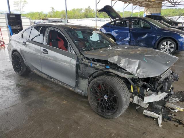 WBS43AY0XPFP19873 - 2023 BMW M3 COMPETITION GRAY photo 4