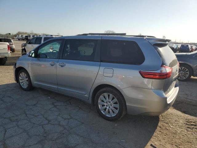 5TDJK3DC2GS132091 - 2016 TOYOTA SIENNA LE SILVER photo 2