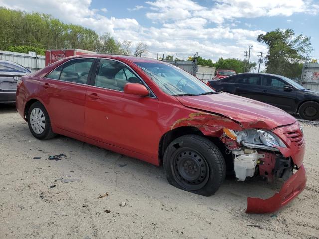 4T1BE46K98U210672 - 2008 TOYOTA CAMRY CE RED photo 4