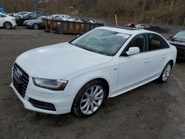 WAUBFAFL9EA067676 - 2014 AUDI A4 PREMIUM WHITE photo 1