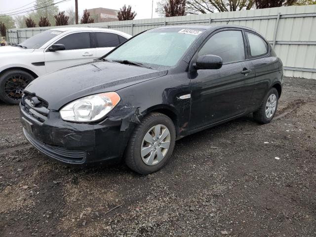 KMHCM3AC9AU158483 - 2010 HYUNDAI ACCENT BLUE BLACK photo 1