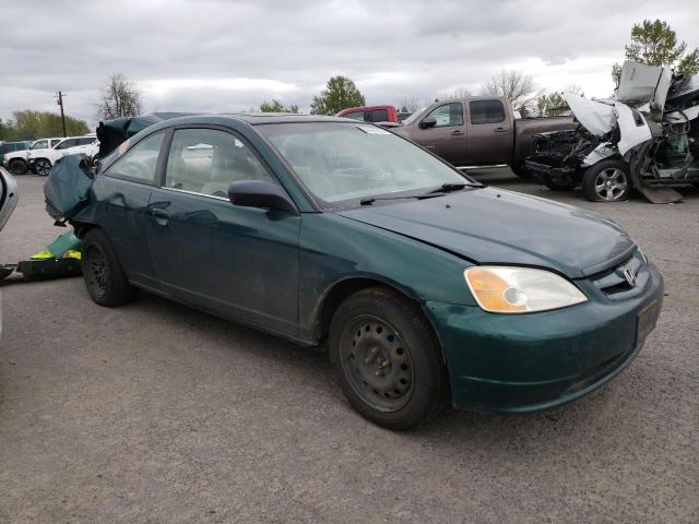 1HGEM21921L084391 - 2001 HONDA CIVIC SI GREEN photo 4