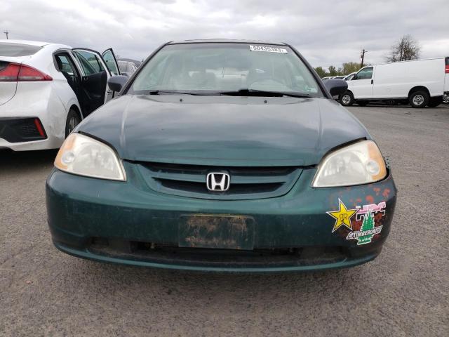 1HGEM21921L084391 - 2001 HONDA CIVIC SI GREEN photo 5