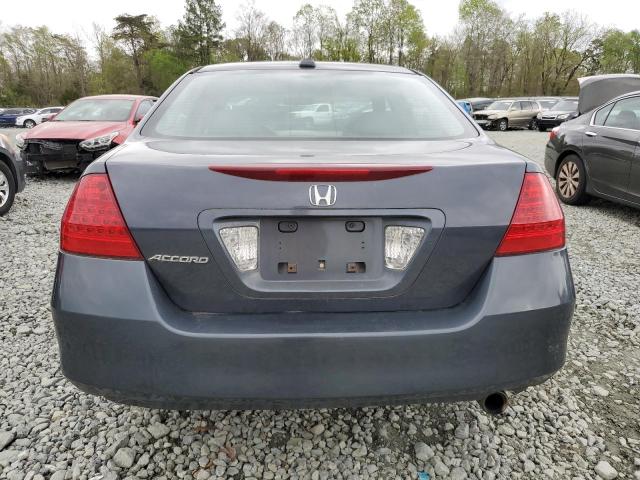 1HGCM56837A126046 - 2007 HONDA ACCORD EX BLUE photo 6