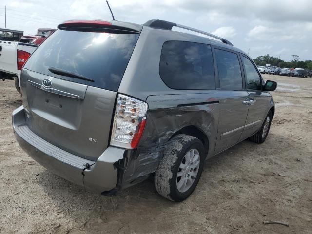 KNDMH4C36A6335642 - 2010 KIA SEDONA EX GRAY photo 3