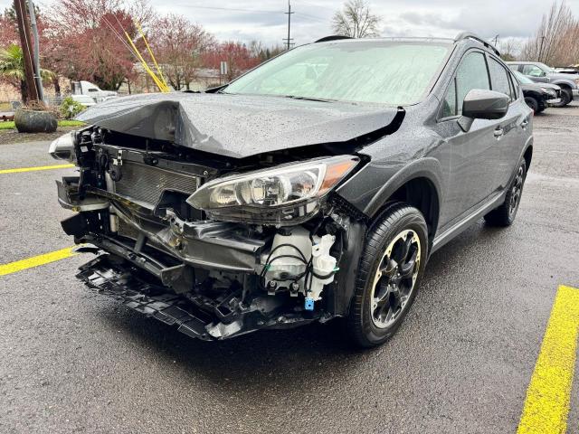 JF2GTAPCXMH651754 - 2021 SUBARU CROSSTREK PREMIUM ნაცრისფერი ფოტო 1