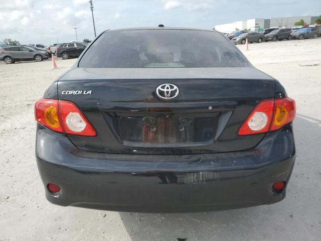 1NXBU4EE3AZ313333 - 2010 TOYOTA COROLLA BASE BLACK photo 6