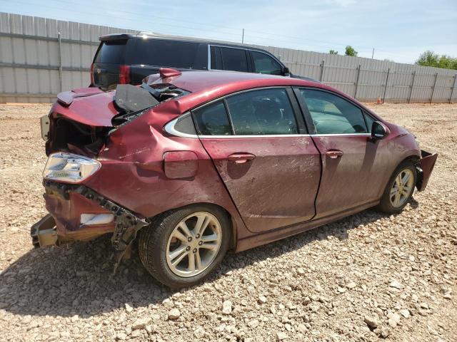 1G1BE5SM8G7289873 - 2016 CHEVROLET CRUZE LT MAROON photo 3