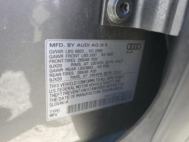 WA1VABF7XHD025781 - 2017 AUDI Q7 PRESTIGE 灰色 照片 13