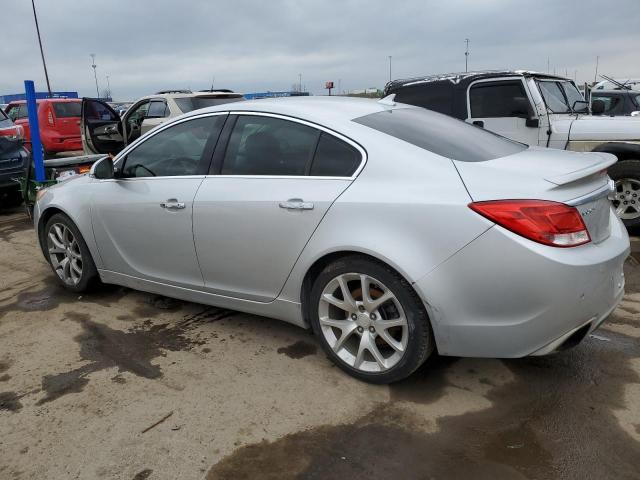 2G4GV5GV4D9244711 - 2013 BUICK REGAL GS SILVER photo 2