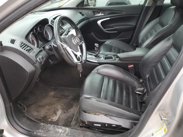 2G4GV5GV4D9244711 - 2013 BUICK REGAL GS SILVER photo 7