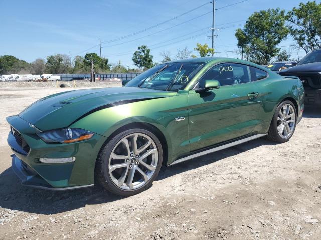 1FA6P8CF9N5145431 - 2022 FORD MUSTANG GT GREEN photo 1