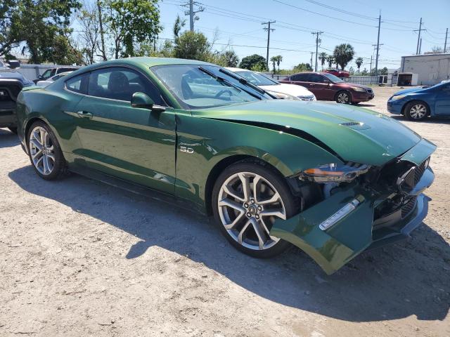 1FA6P8CF9N5145431 - 2022 FORD MUSTANG GT GREEN photo 4